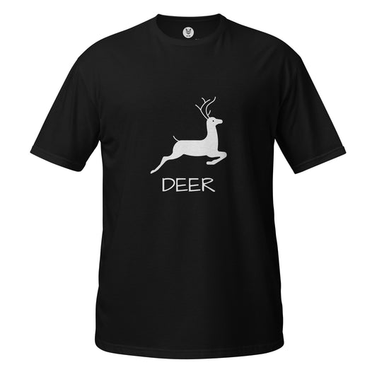 Koszulka unisex z krótkim rękawem "DEER" ID: 388 (PREMIUM)