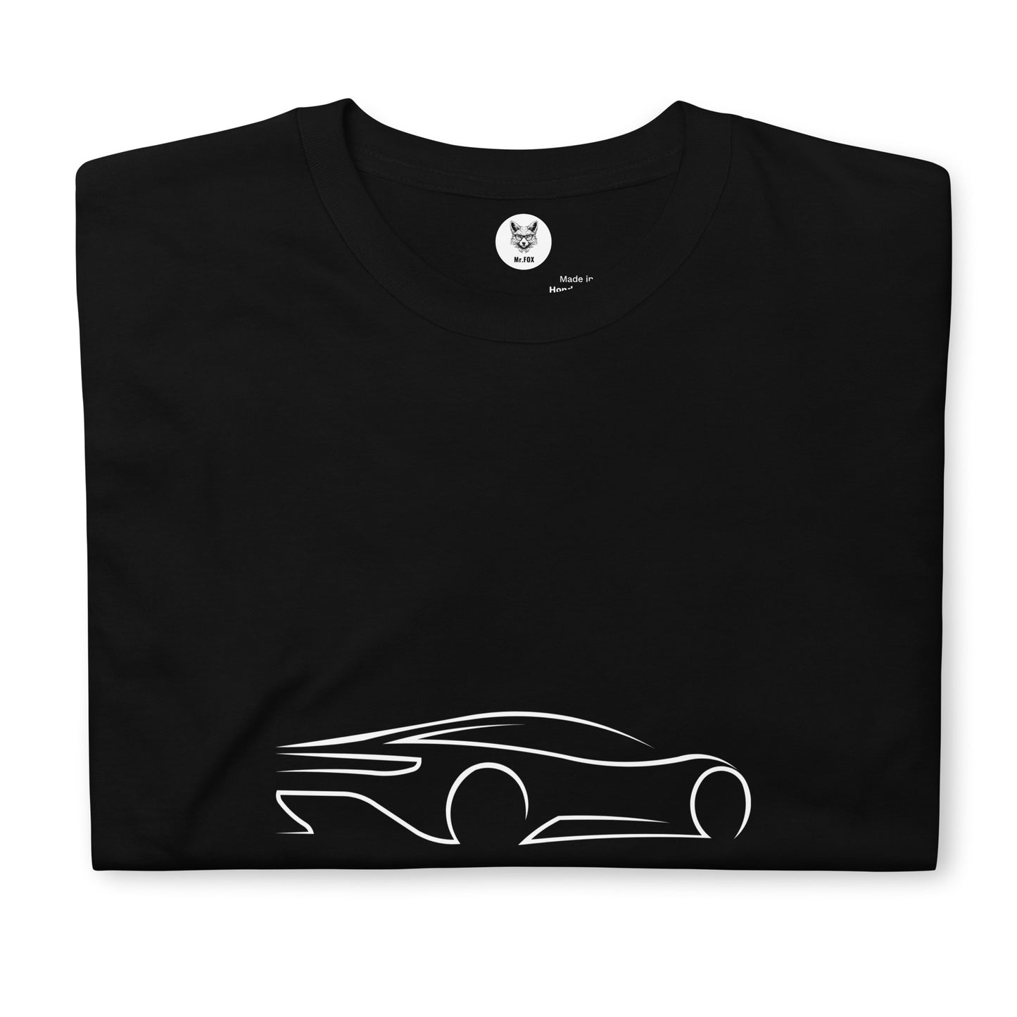 T-shirt unisex z krótkim rękawem „CAR” ID: 391 (PREMIUM)