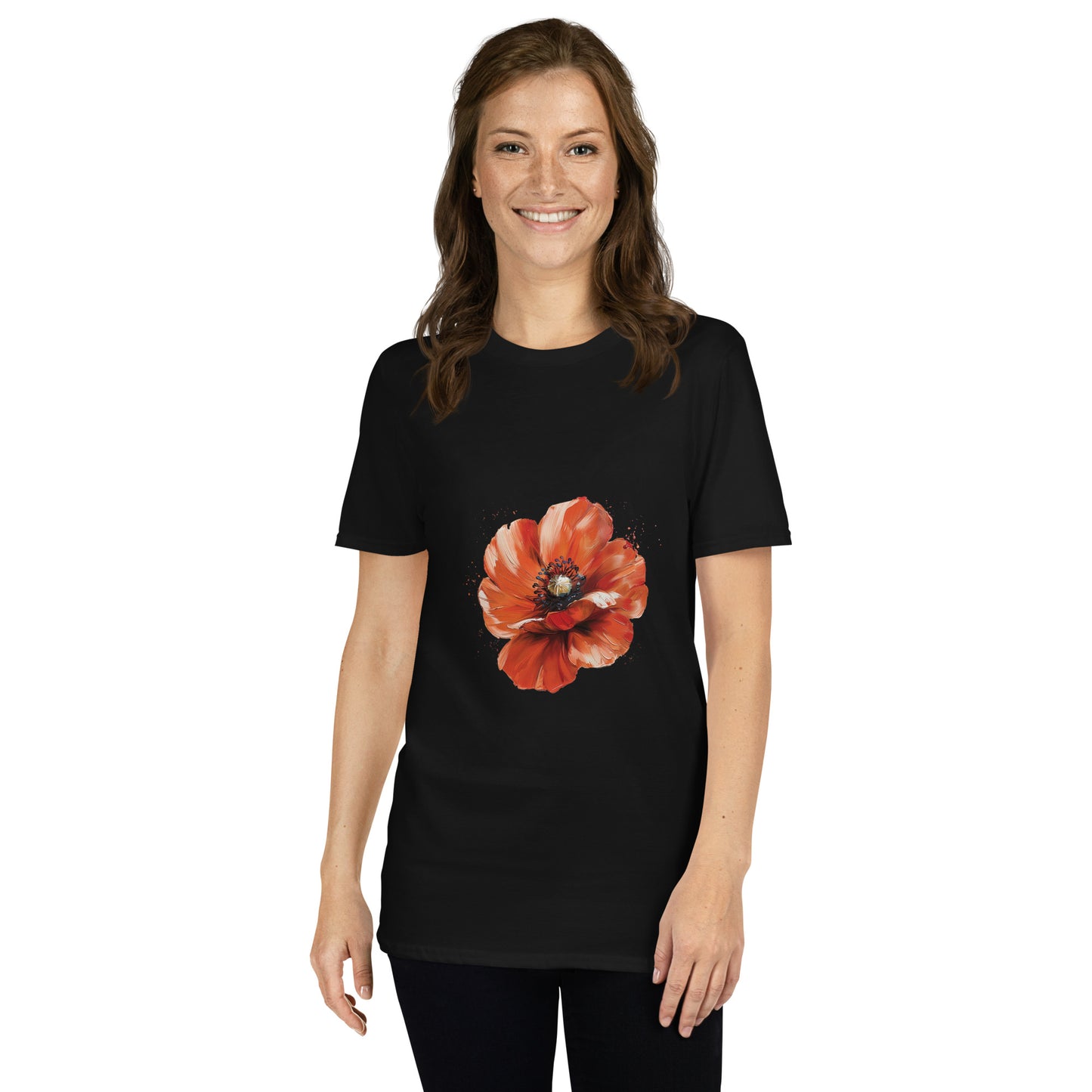 Short-Sleeve Unisex T-Shirt "FLOWERS" ID: 405 (PREMIUM)