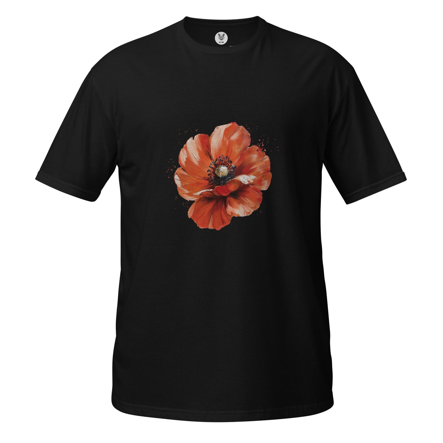 Koszulka unisex z krótkim rękawem „FLOWERS” ID: 405 (PREMIUM)