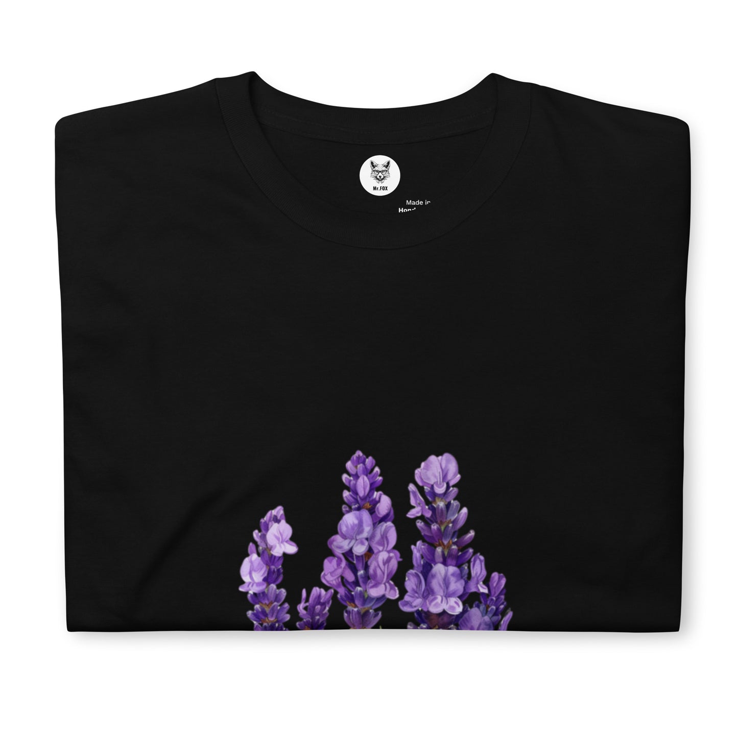 Koszulka unisex z krótkim rękawem „FLOWERS” ID: 407 (PREMIUM)