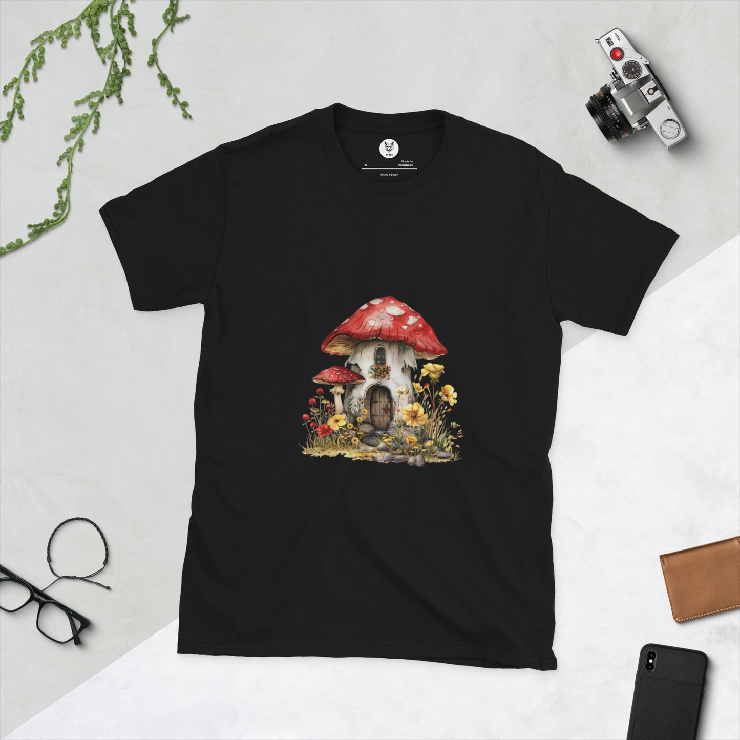 Short-Sleeve Unisex T-Shirt "MUSHROOM" ID: 409 (PREMIUM)