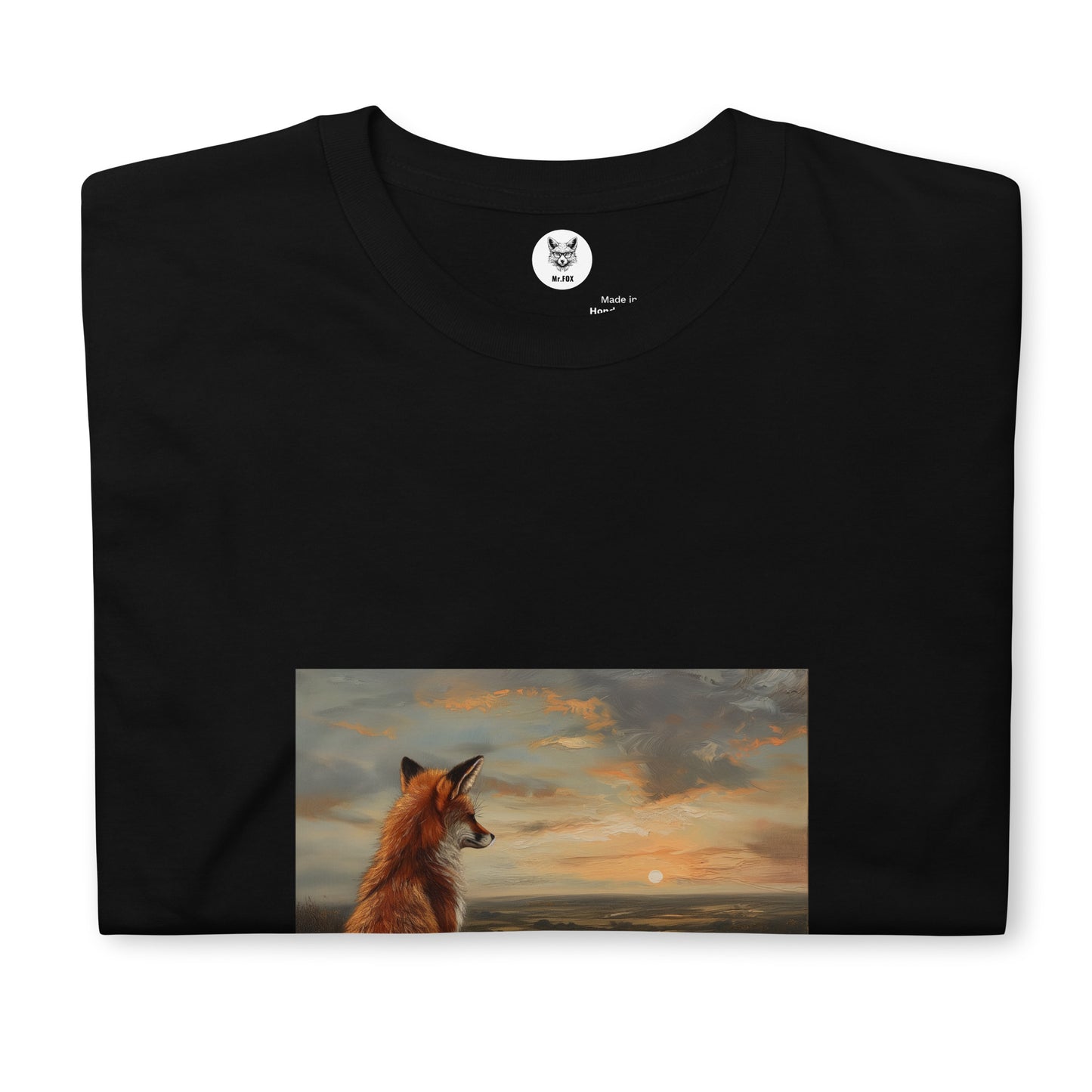 Short-Sleeve Unisex T-Shirt "FOX OIL COLORS" ID: 412 (PREMIUM)