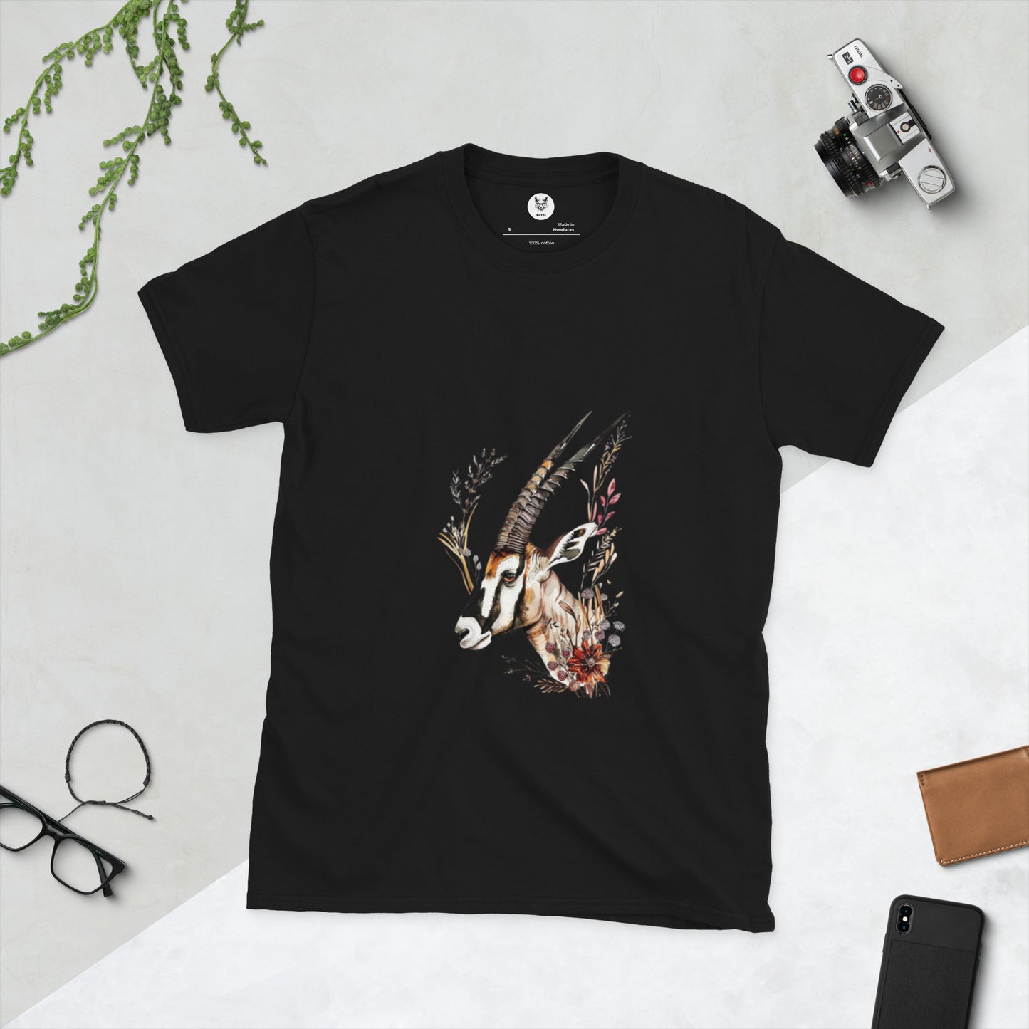 T-shirt unisex z krótkim rękawem „Animals Art” ID: 414 (PREMIUM)