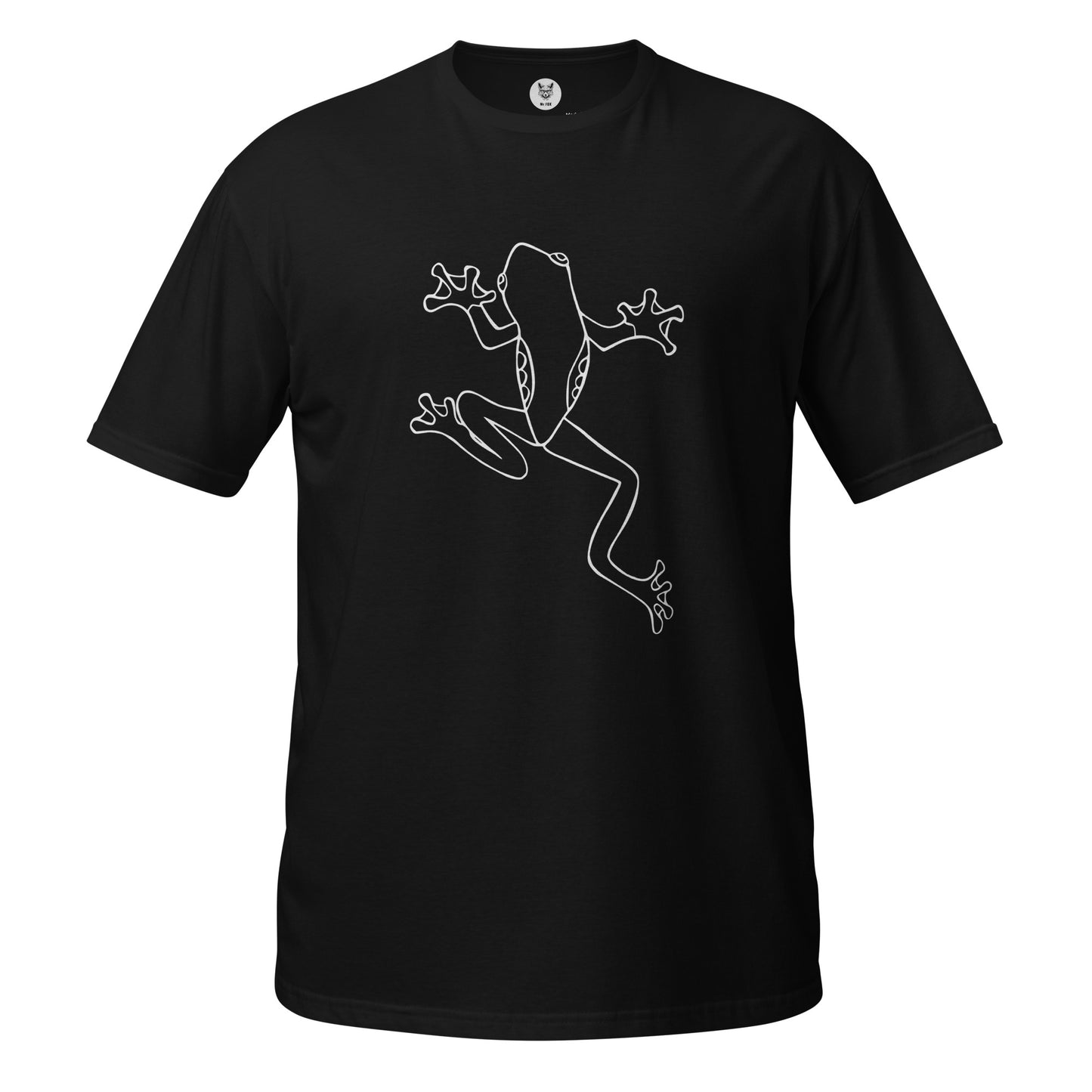 Short-Sleeve Unisex T-Shirt "Frog linear" ID: 427 (PREMIUM)