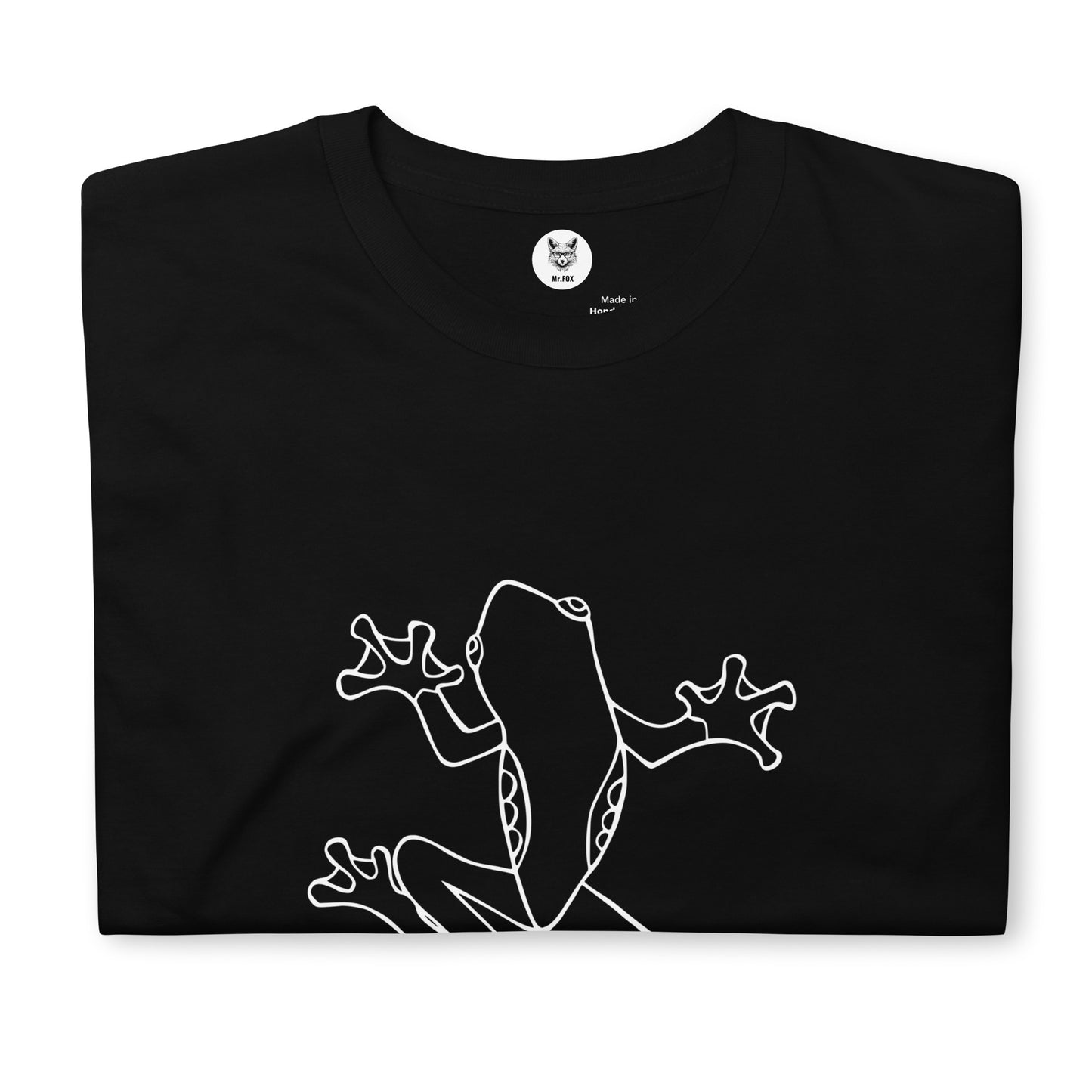 Short-Sleeve Unisex T-Shirt "Frog linear" ID: 427 (PREMIUM)