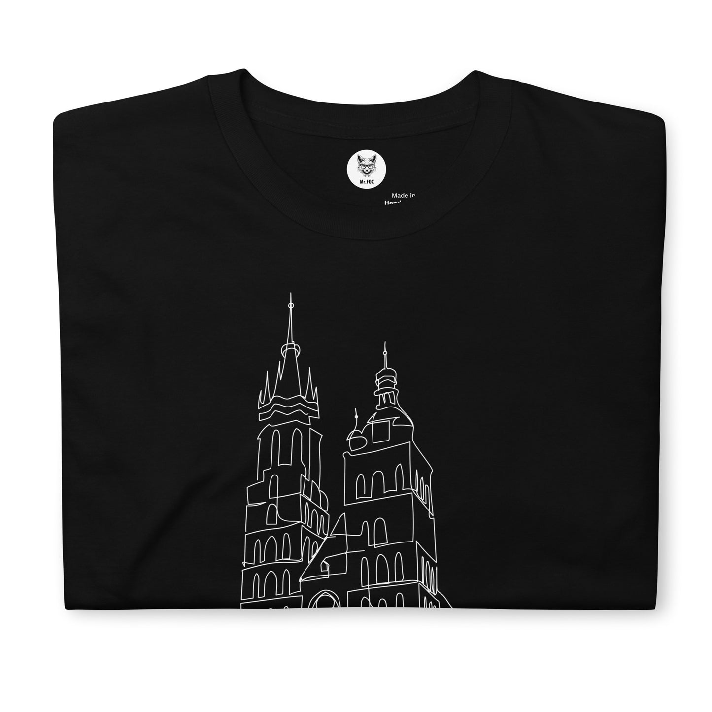 Koszulka unisex z krótkim rękawem „Architektura” ID: 435 (PREMIUM)