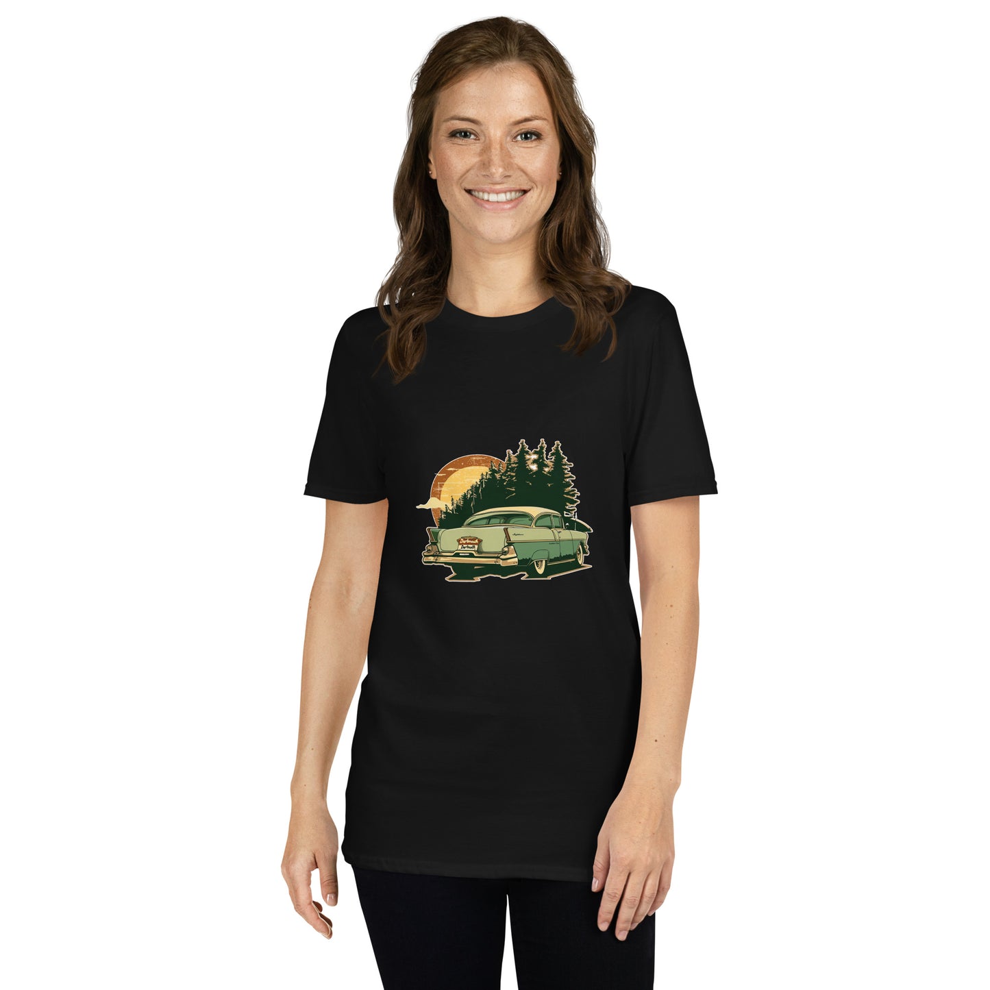 Short-Sleeve Unisex T-Shirt "Retro Car" ID: 440 (PREMIUM)