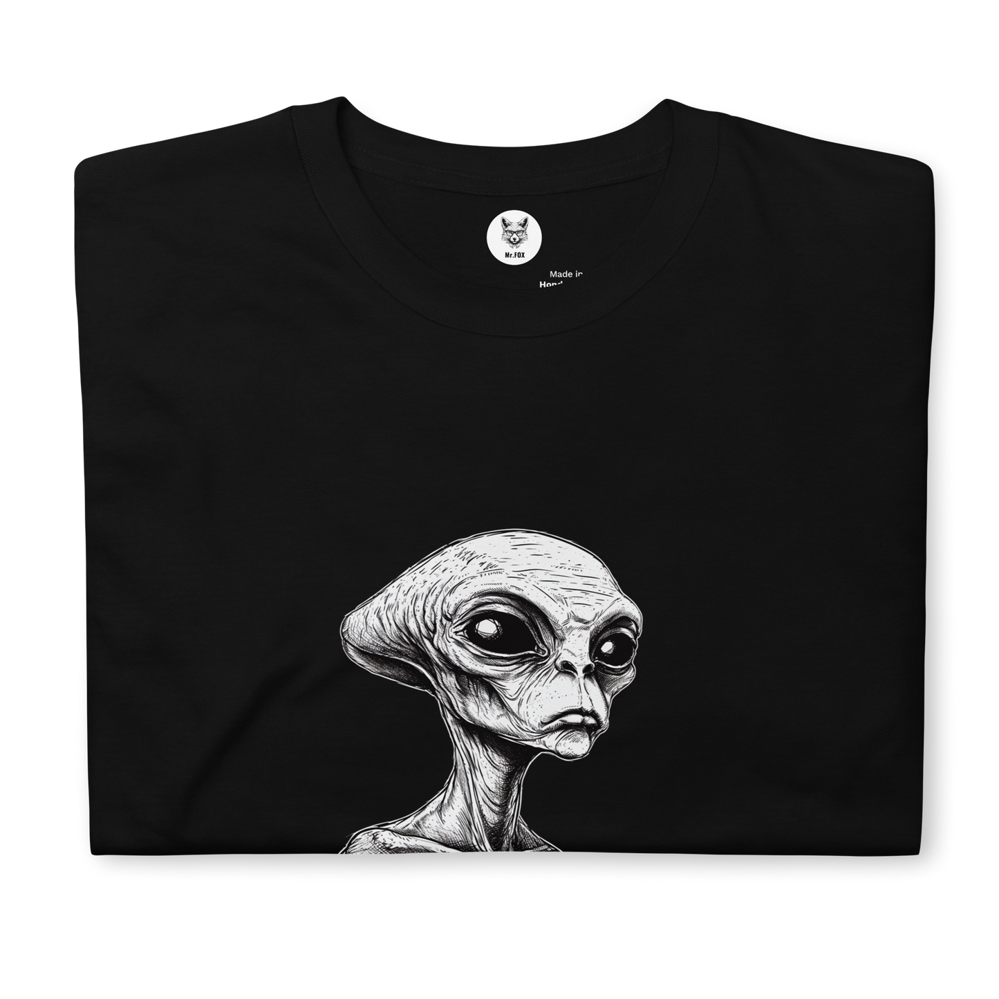 Koszulka unisex z krótkim rękawem „Alien UFO” id: 31 (PREMIUM)