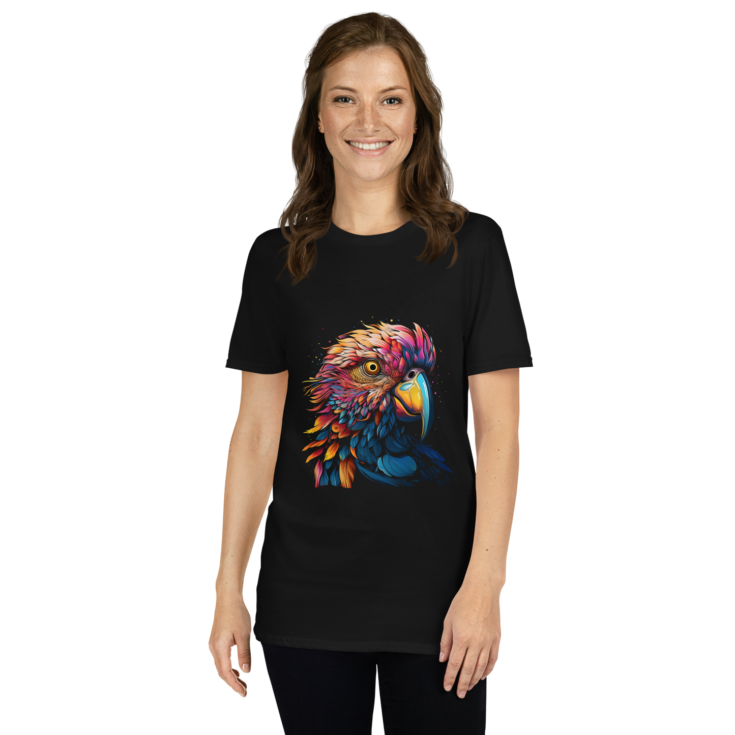 Short-Sleeve Unisex T-Shirt "PARROT" ID: 82 (PREMIUM)