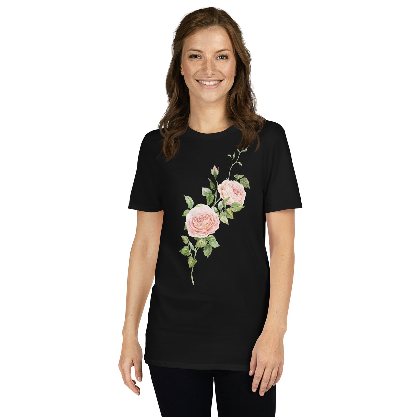 Short-Sleeve Unisex T-Shirt "Flowers" ID: 446 (PREMIUM)