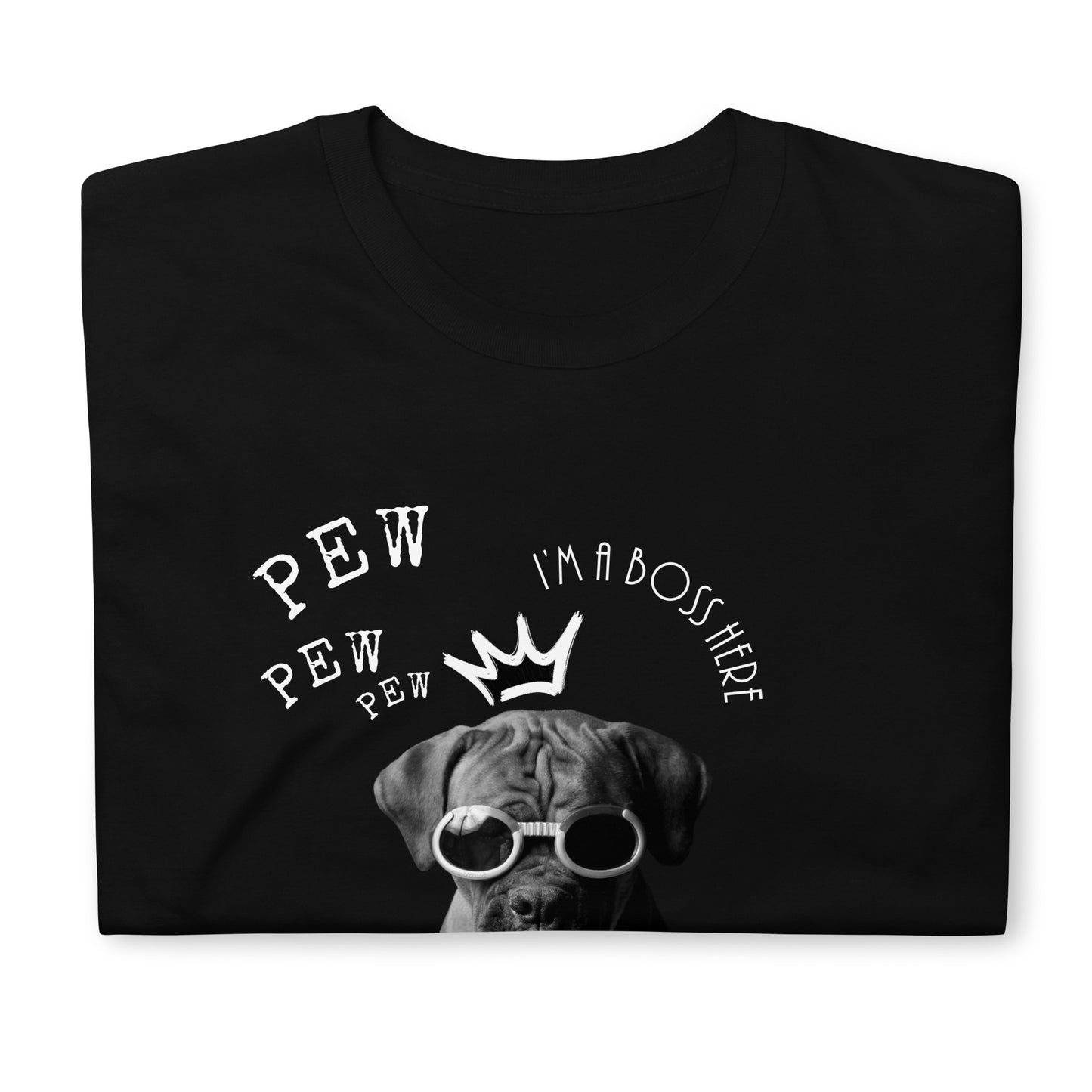 Short-Sleeve Unisex T-Shirt "Dog i'm boss" ID 463 (m) [premium]