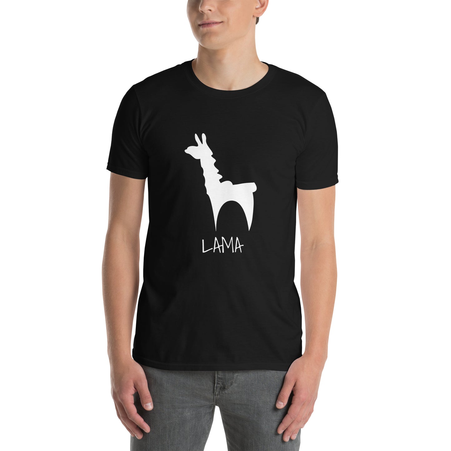 Short-Sleeve Unisex T-Shirt "LAMA" ID: 387 (PREMIUM)