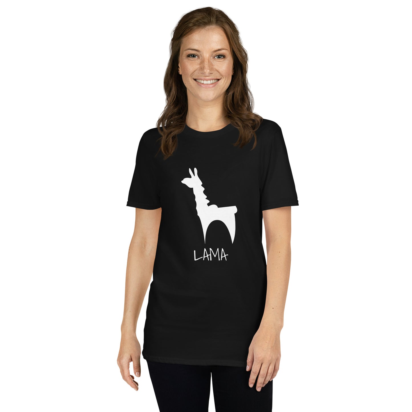 Short-Sleeve Unisex T-Shirt "LAMA" ID: 387 (PREMIUM)