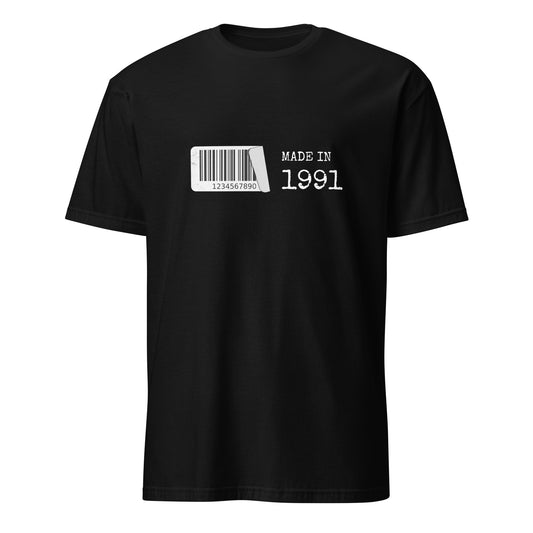 Short-Sleeve Unisex T-Shirt "MADE IN" (back&front) ID: 464 (PREMIUM)