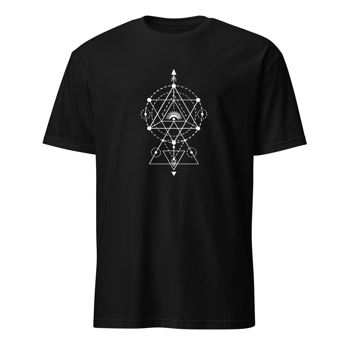 Short-Sleeve Unisex T-Shirt "Geometry" (front&back) ID: 469 (PREMIUM)