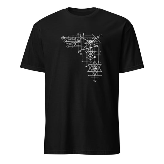 Short-Sleeve Unisex T-Shirt "Geometry" (front&back) ID: 469 (PREMIUM)