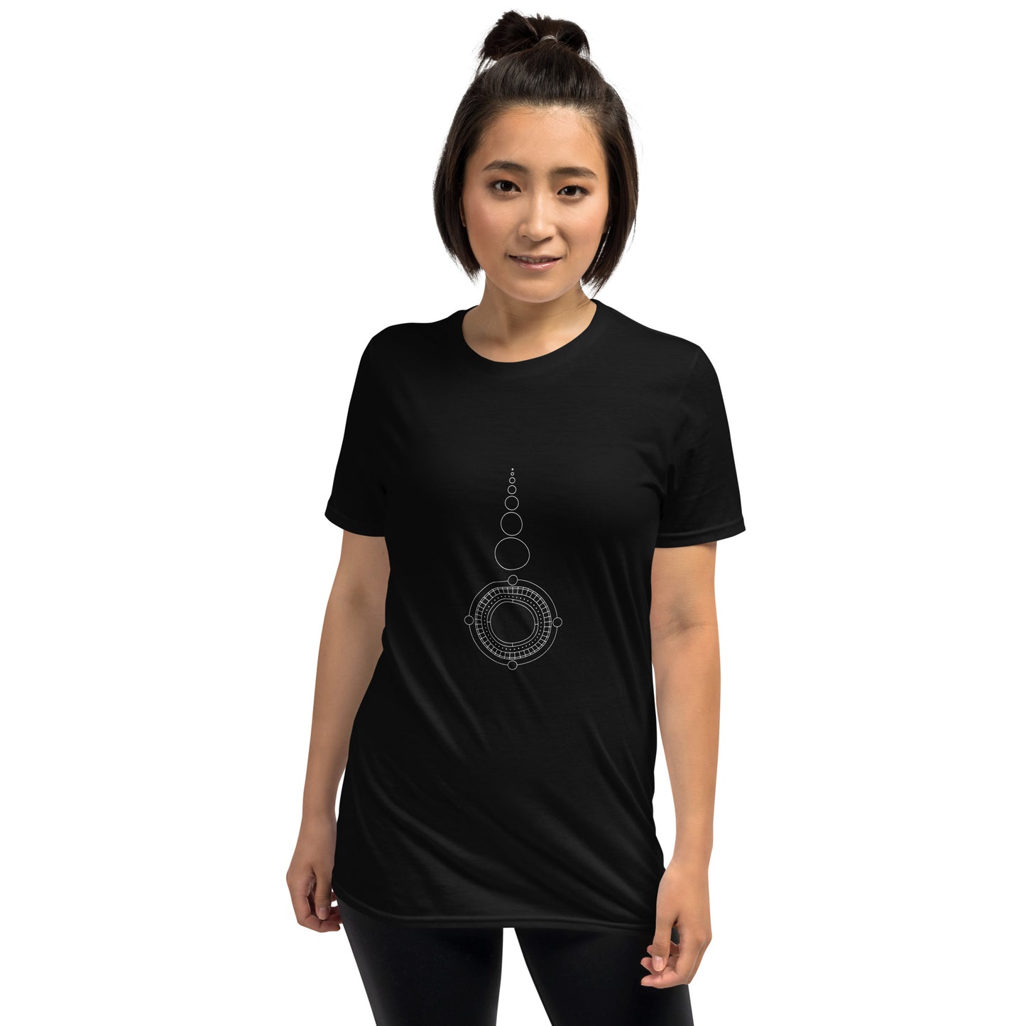 Short-Sleeve Unisex T-Shirt "Geometry" (front&back) ID: 476 (PREMIUM)