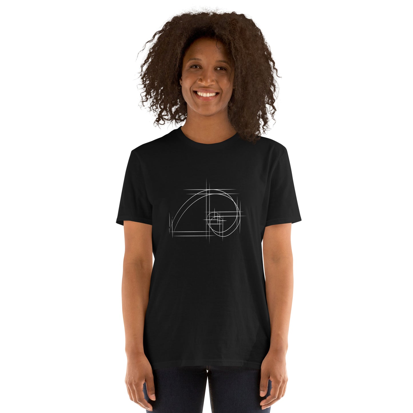 Short-Sleeve Unisex T-Shirt "Geometry" (front&back) ID: 486 (PREMIUM)