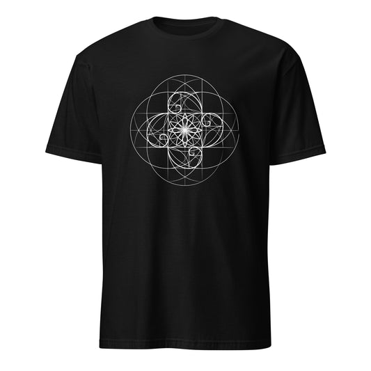 Short-Sleeve Unisex T-Shirt "Geometry" (front&back) ID: 491 (PREMIUM)