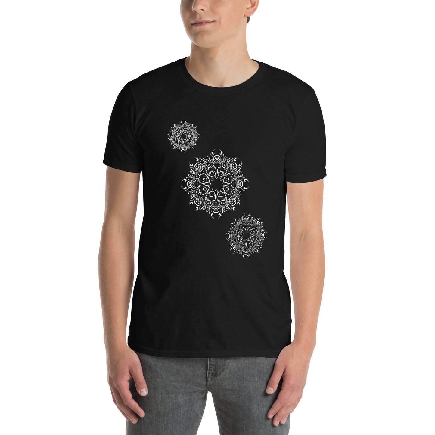 Short-Sleeve Unisex T-Shirt "Geometry" (front&back) ID: 496 (PREMIUM)