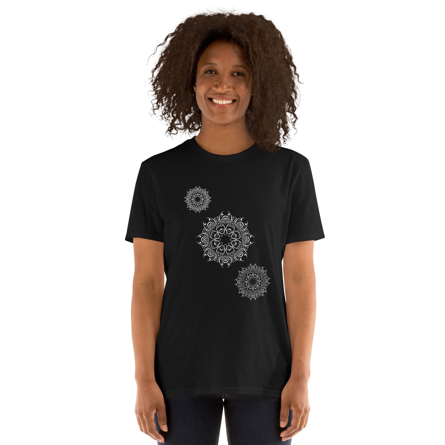 Short-Sleeve Unisex T-Shirt "Geometry" (front&back) ID: 496 (PREMIUM)