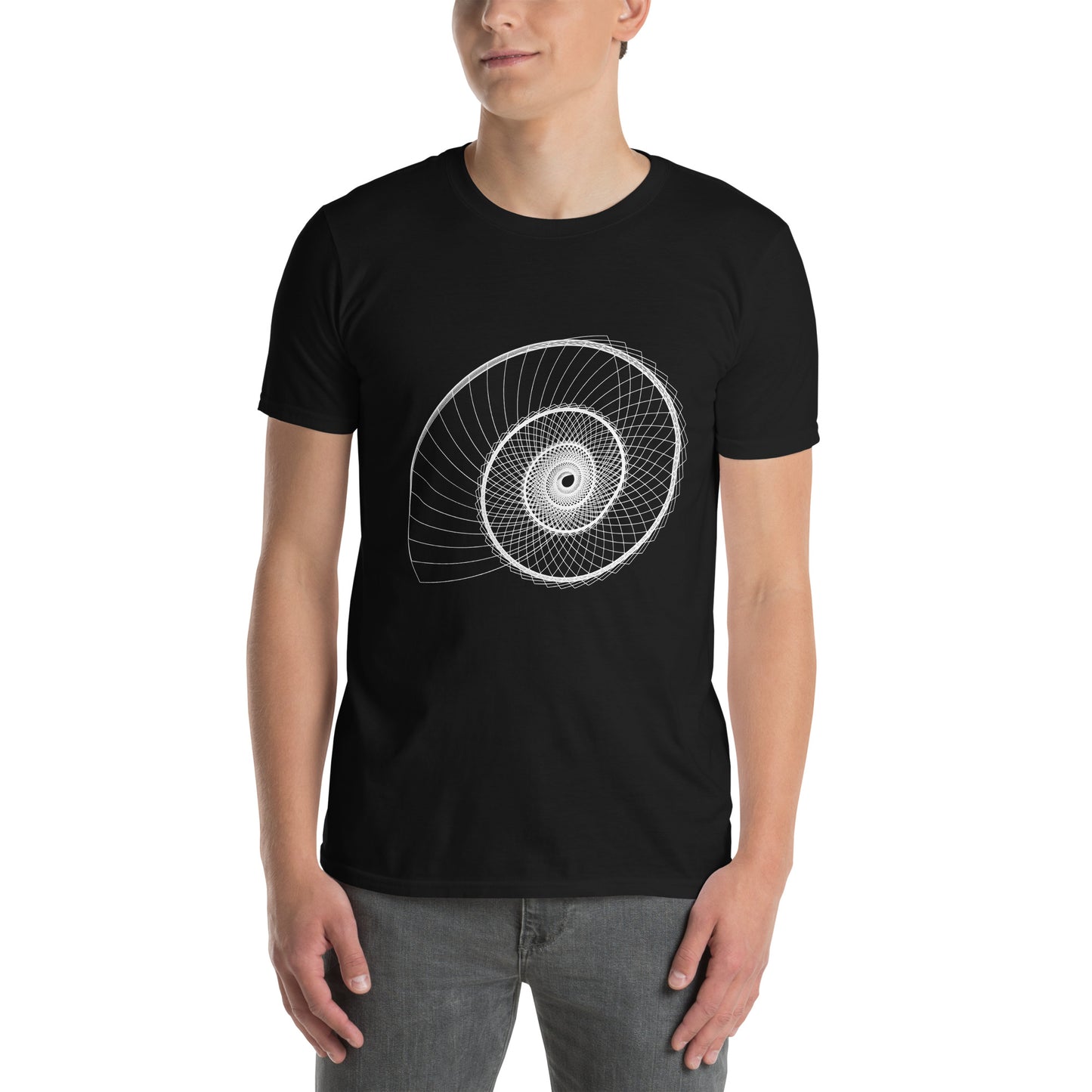 Short-Sleeve Unisex T-Shirt "Geometry" (front&back) ID: 499 (PREMIUM)