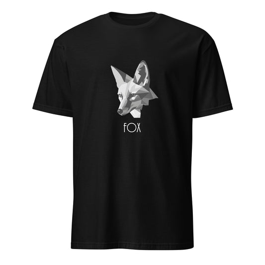 Short-Sleeve Unisex T-Shirt "Creative Fox" (front&back) ID 461 (PREMIUM)