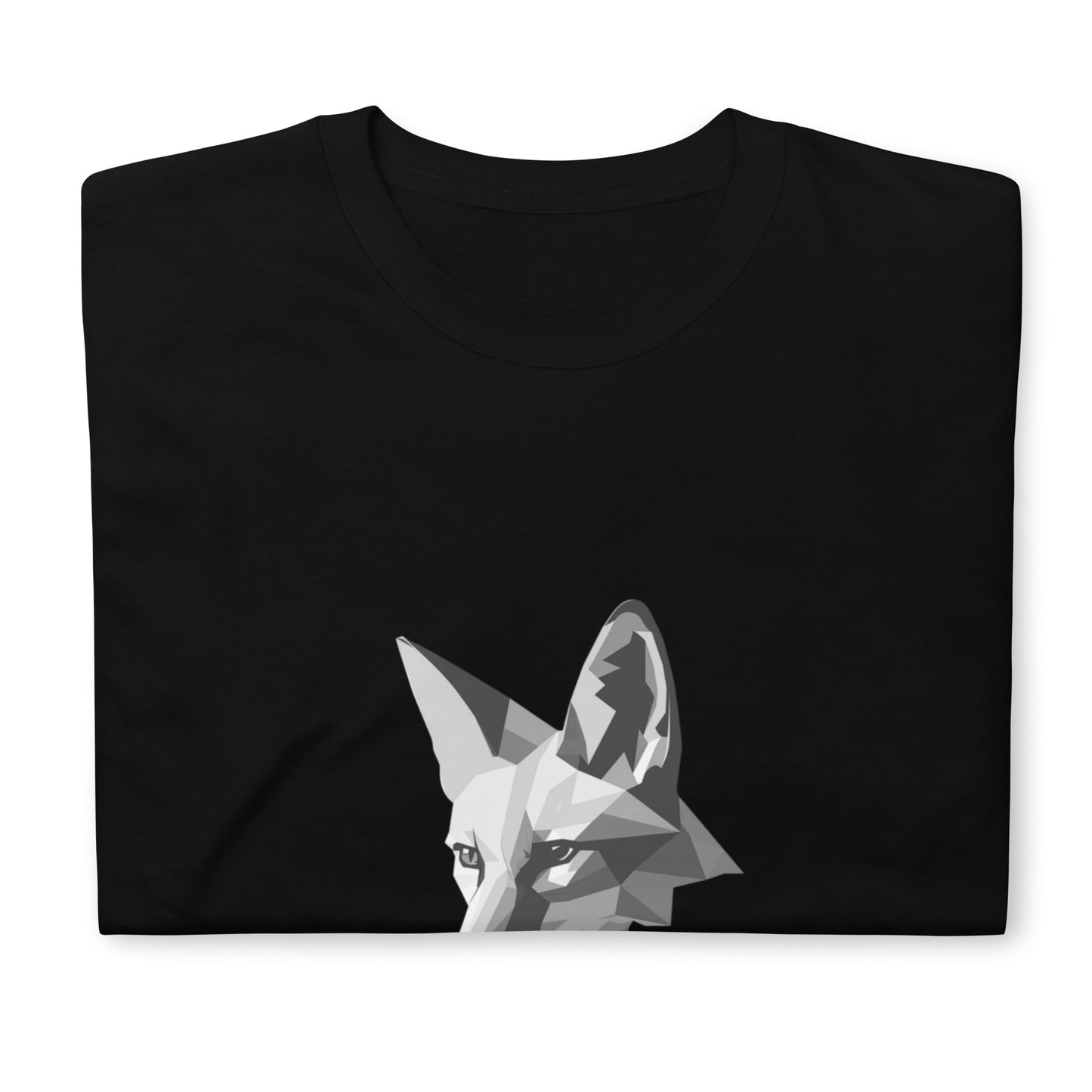 Short-Sleeve Unisex T-Shirt "Creative Fox" (front&back) ID 461 (PREMIUM)