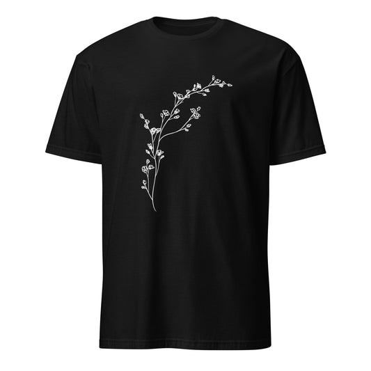 Short-Sleeve Unisex T-Shirt "Flowers linear" ID: 425 (PREMIUM)