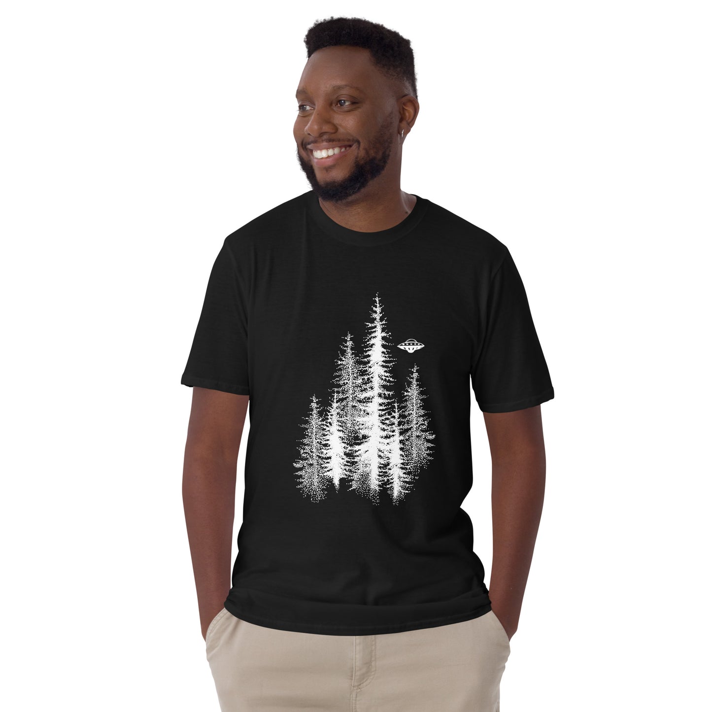 Short-Sleeve Unisex T-Shirt "Forest" (front&back) ID: 466 (PREMIUM)