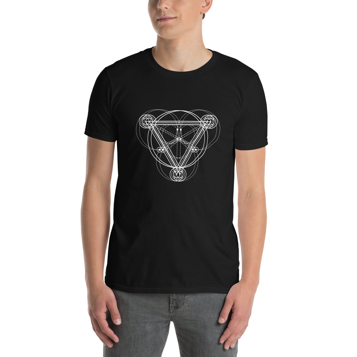 Short-Sleeve Unisex T-Shirt "Geometry" (front&back) ID: 471 (PREMIUM)