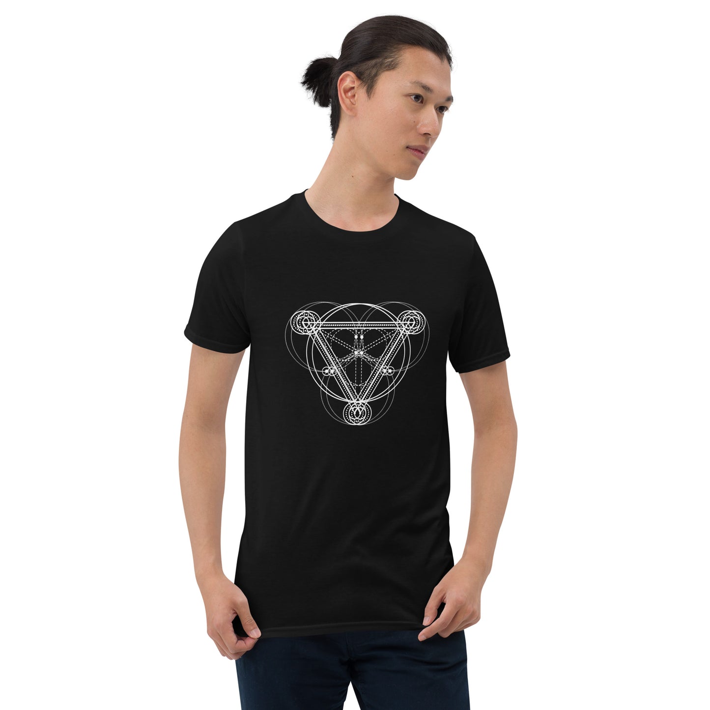 Short-Sleeve Unisex T-Shirt "Geometry" (front&back) ID: 471 (PREMIUM)