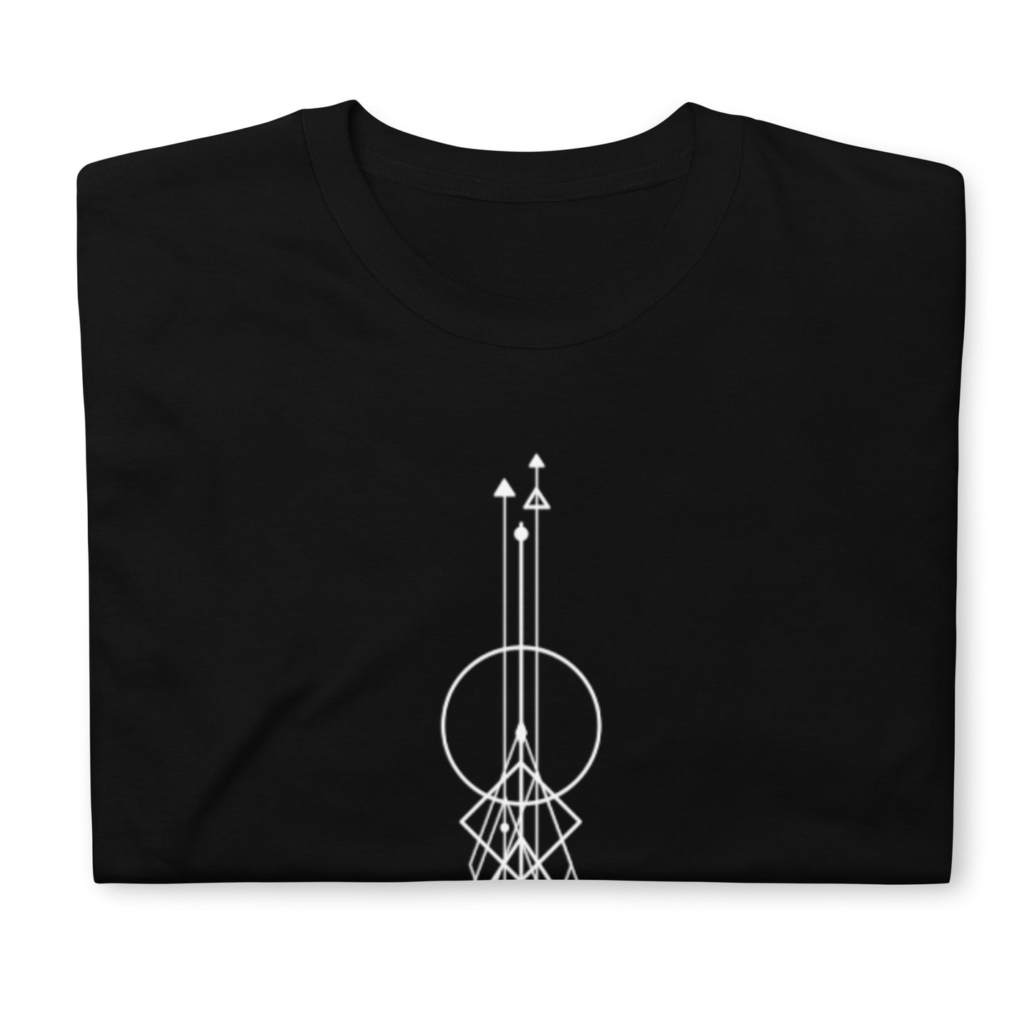 Short-Sleeve Unisex T-Shirt "Magic linear" (front&back) ID: 454 (PREMIUM)