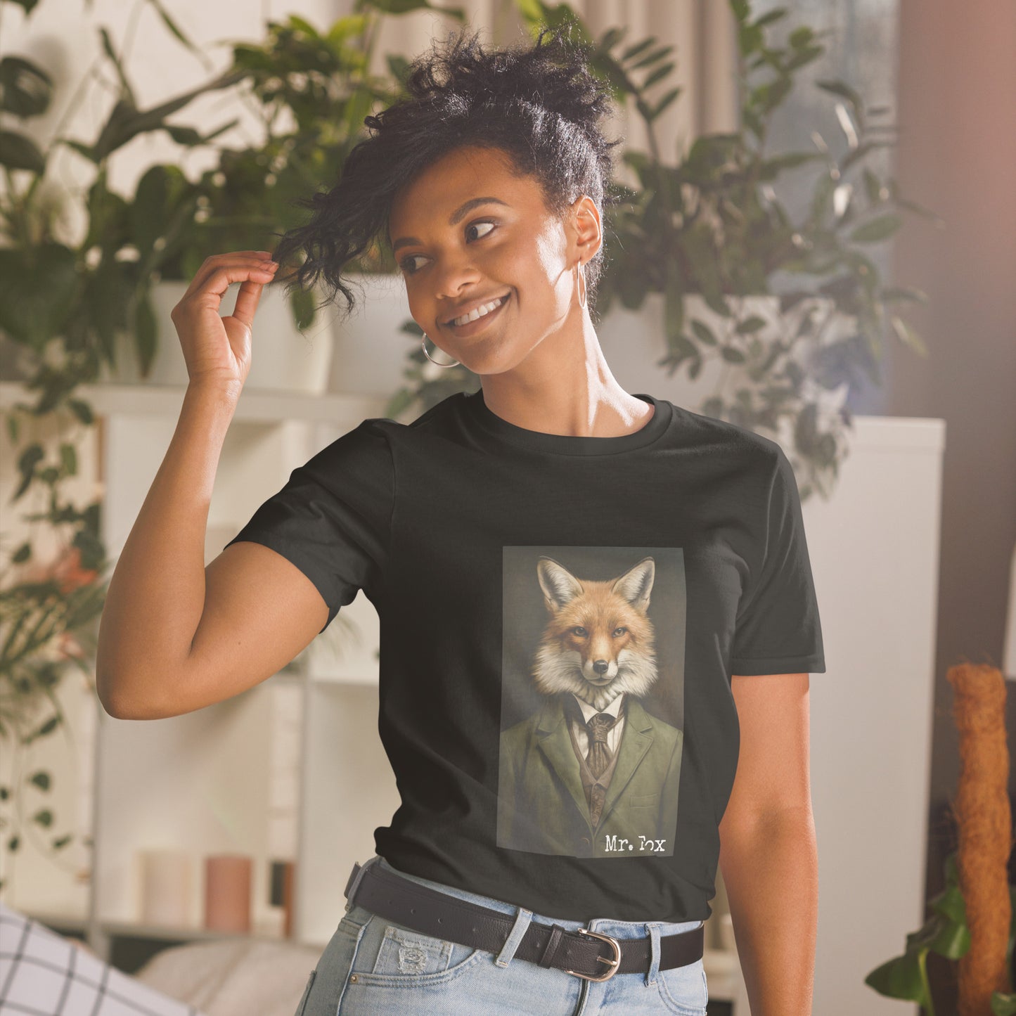 Short-Sleeve Unisex T-Shirt "Mr. Fox" (front) id: 510