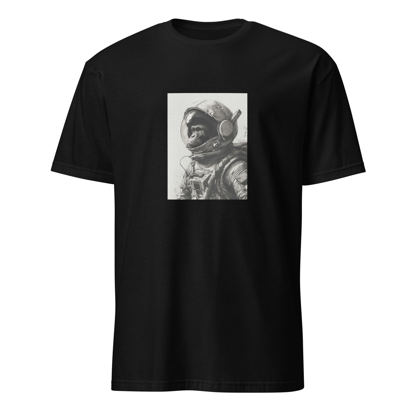 Short-Sleeve Unisex T-Shirt "Monkey Astronut" (front) id: 520