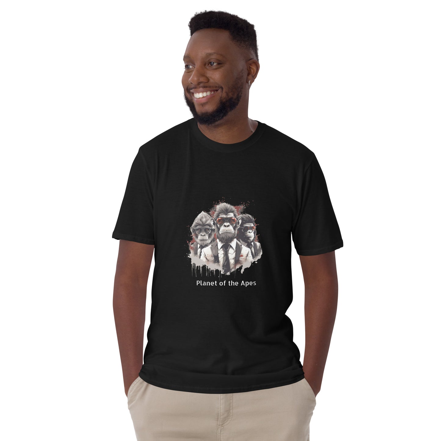 Short-Sleeve Unisex T-Shirt "Monkey" (front) id: 528