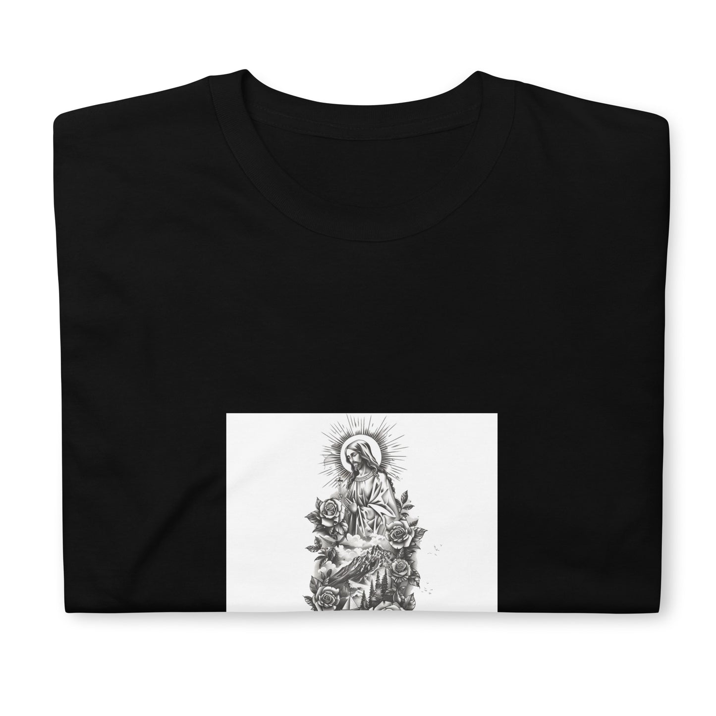 Short-Sleeve Unisex T-Shirt "Jesus" (front) id: 530