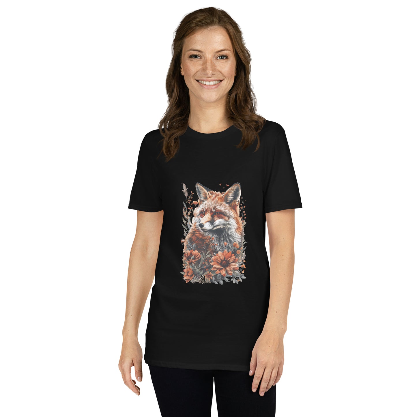 Short-Sleeve Unisex T-Shirt "Fox" (front) id: 538