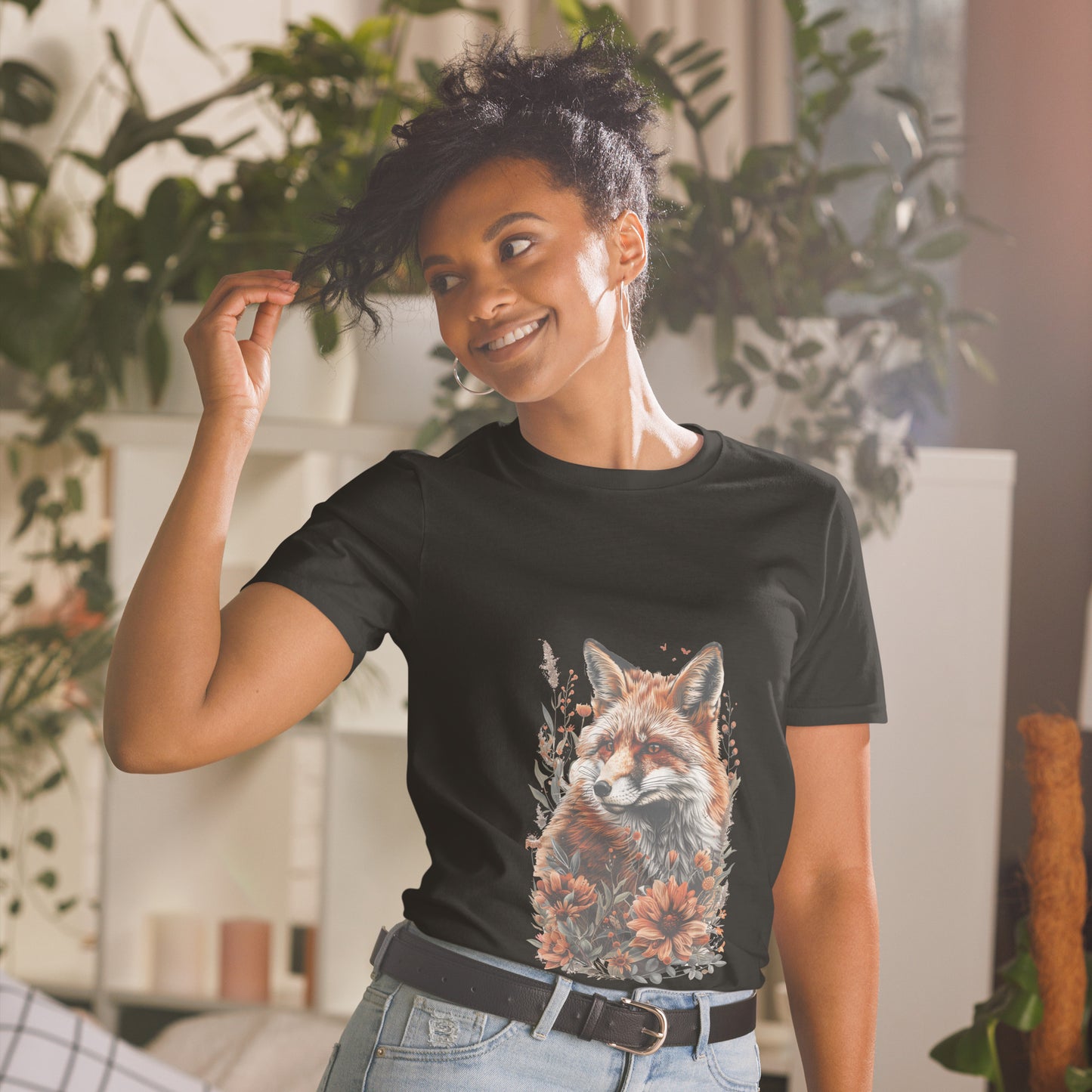 Short-Sleeve Unisex T-Shirt "Fox" (front) id: 538