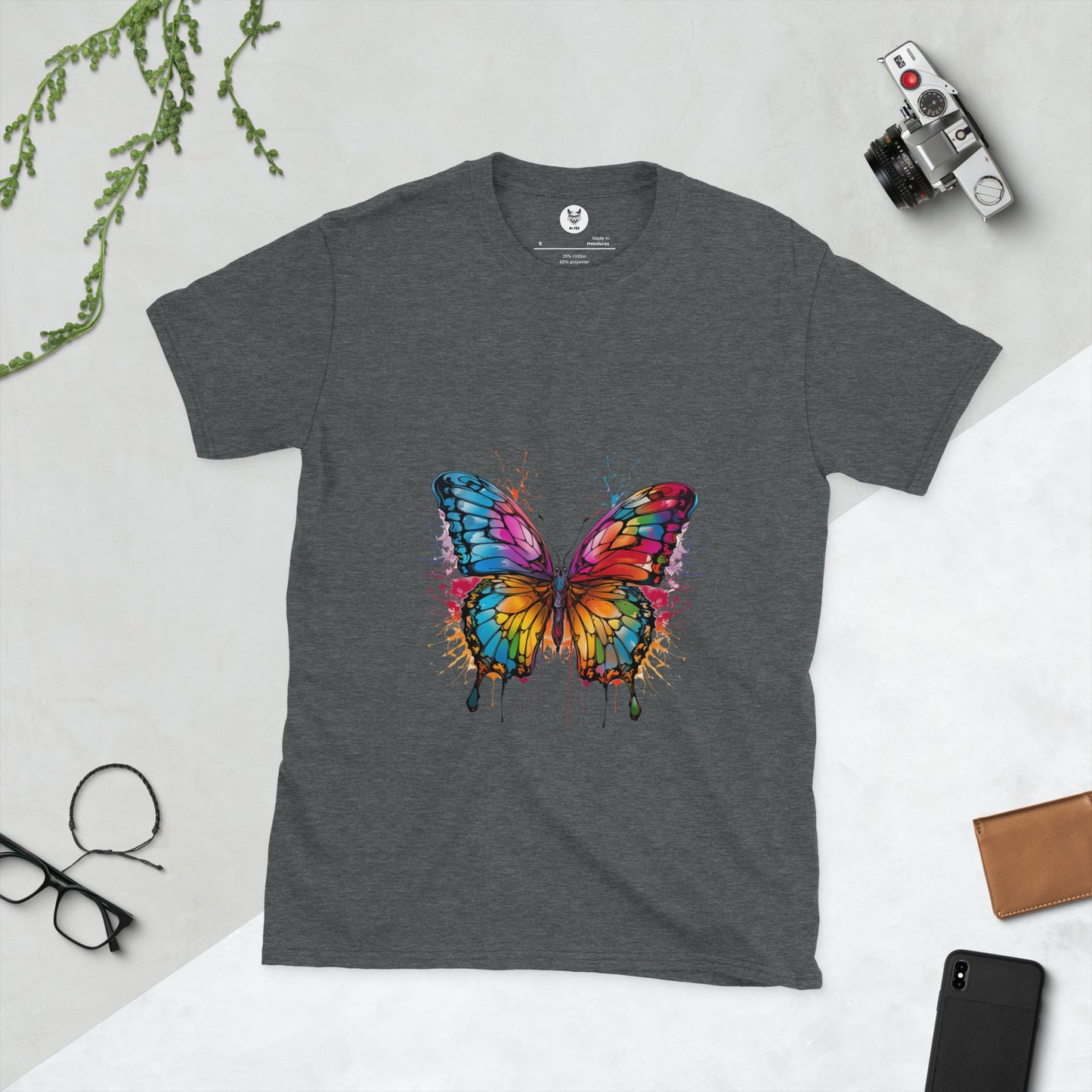 Short-Sleeve Unisex T-Shirt "BUTTERFLY" ID: 111 (PREMIUM)