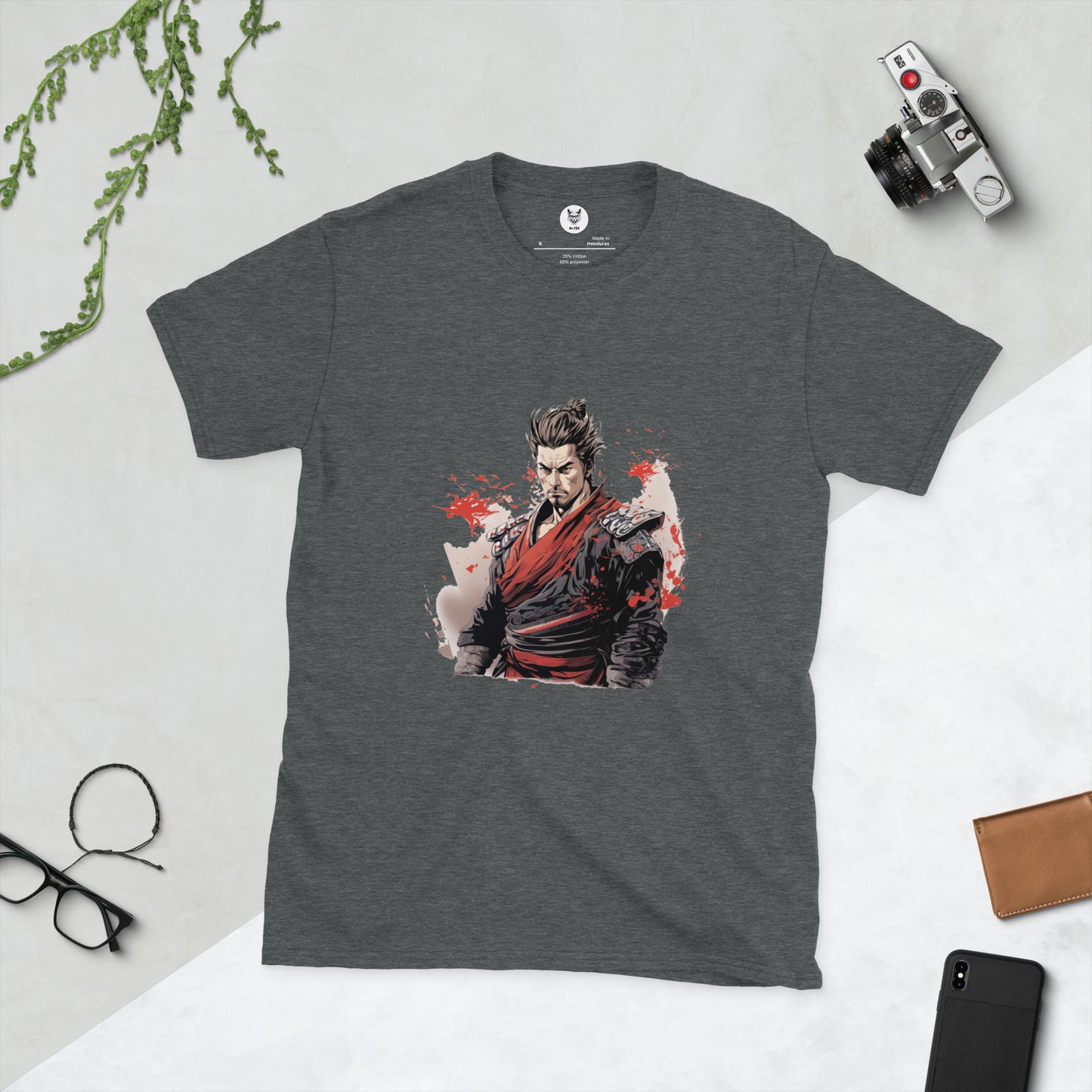 T-shirt unisex z krótkim rękawem „SAMURAI” ID: 143 (PREMIUM)