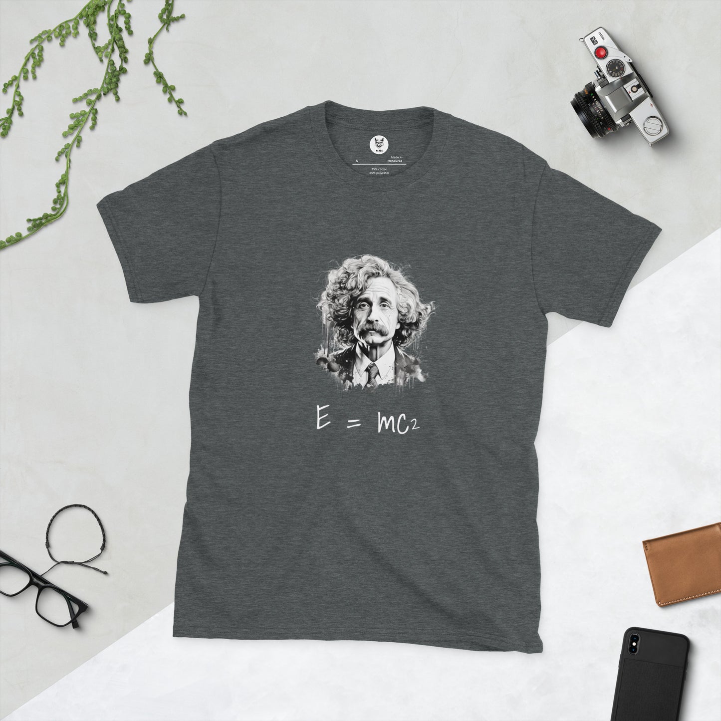 Short-Sleeve Unisex T-Shirt "E = mc²" ID: 240 (PREMIUM)