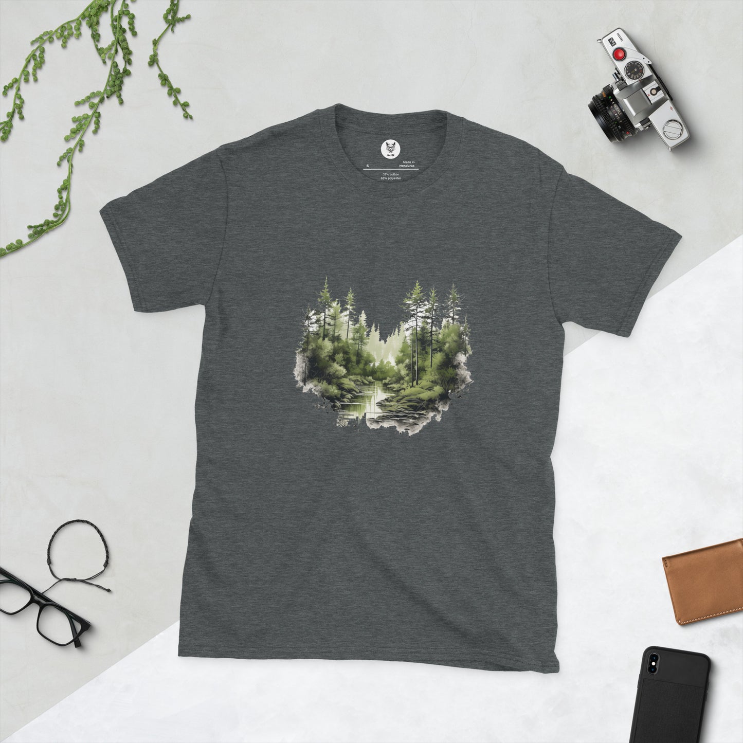 Short-Sleeve Unisex T-Shirt "FOREST" id: 70 (PREMIUM)