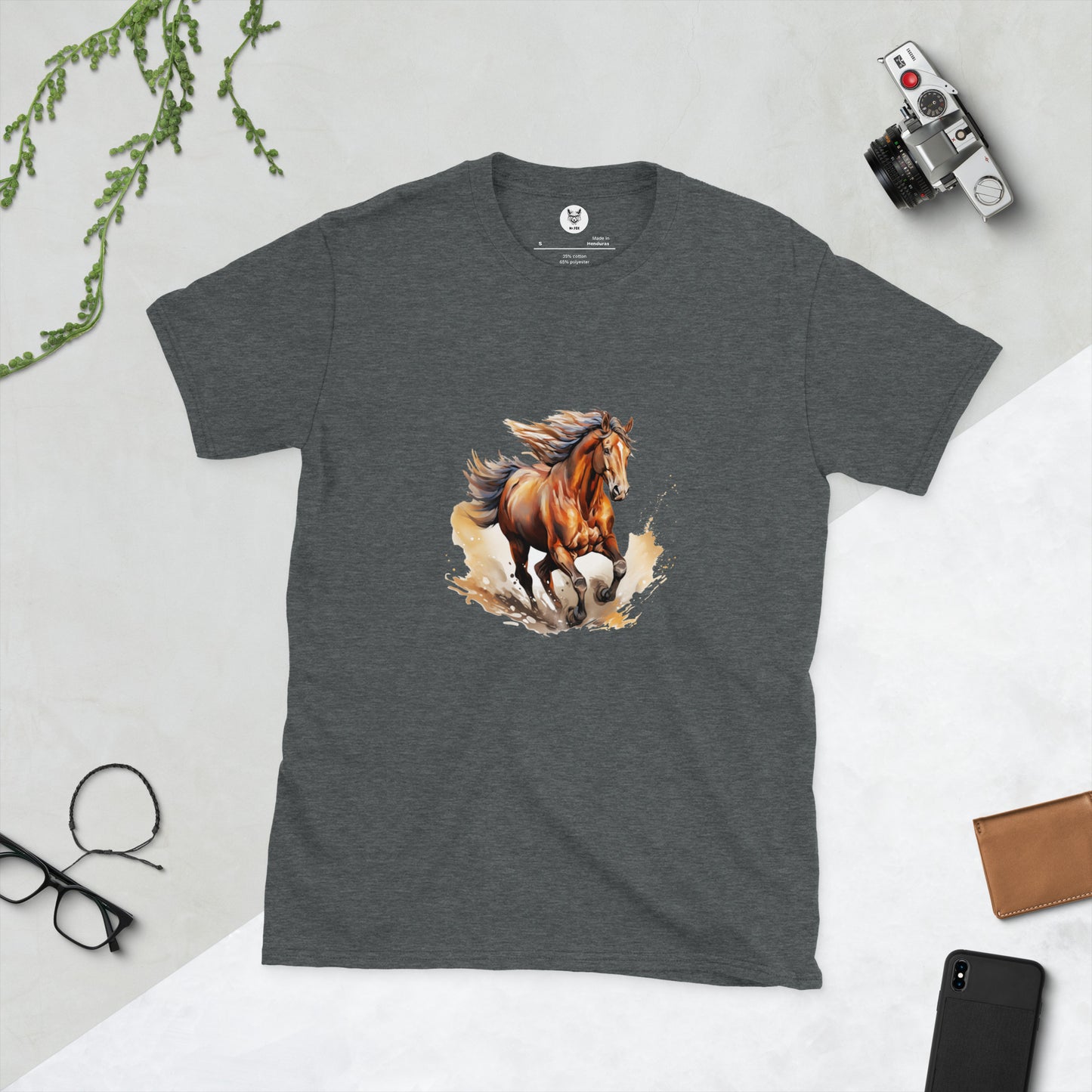 Short-Sleeve Unisex T-Shirt "HORSE" id: 87 (PREMIUM)