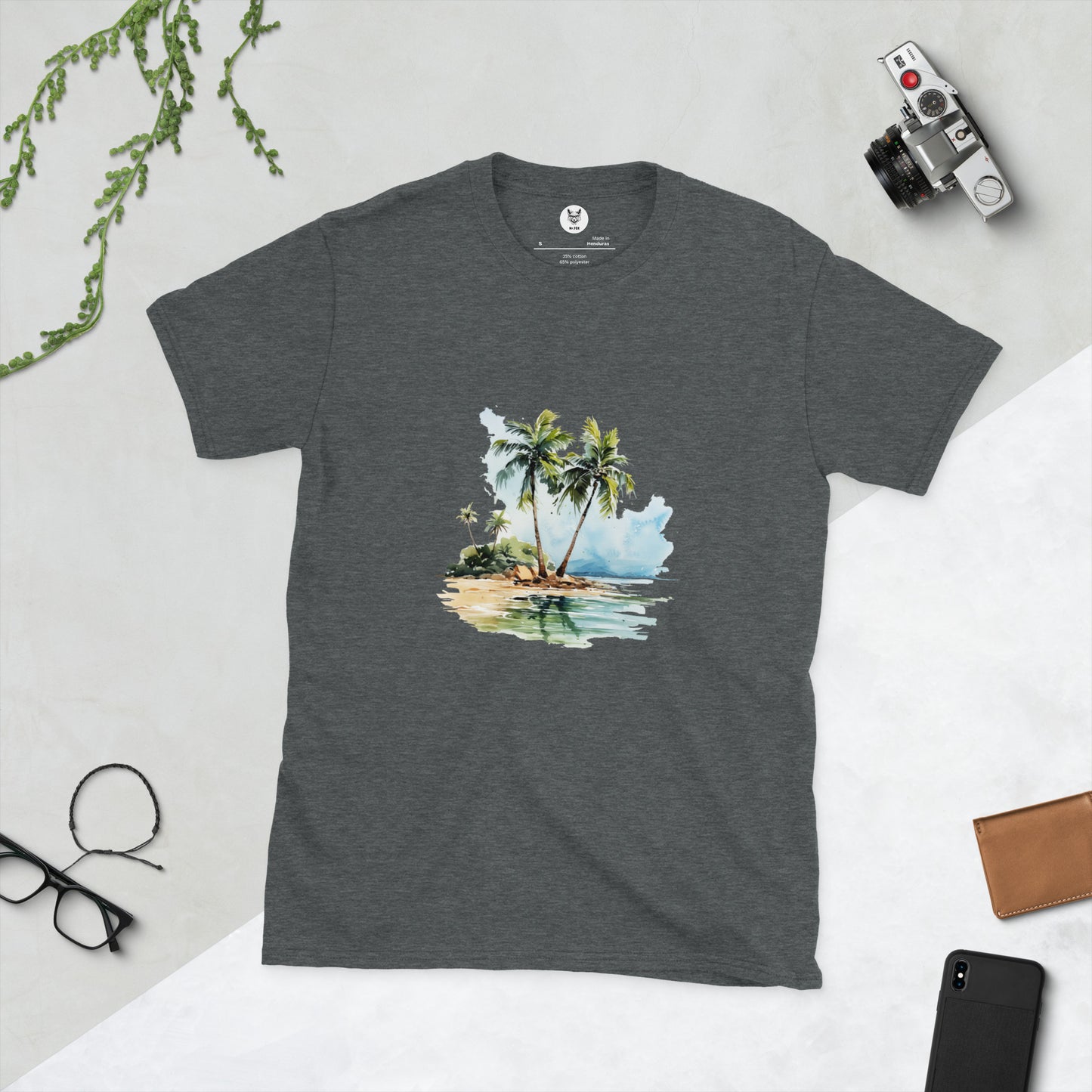 Short-Sleeve Unisex T-Shirt "PALM TREES" id: 91 (PREMIUM)