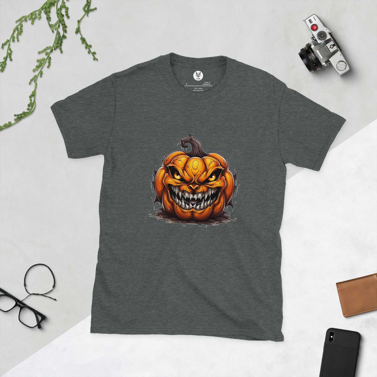 T-shirt unisex z krótkim rękawem „PUMKIN HELLOWEEN” ID: 171 (PREMIUM)