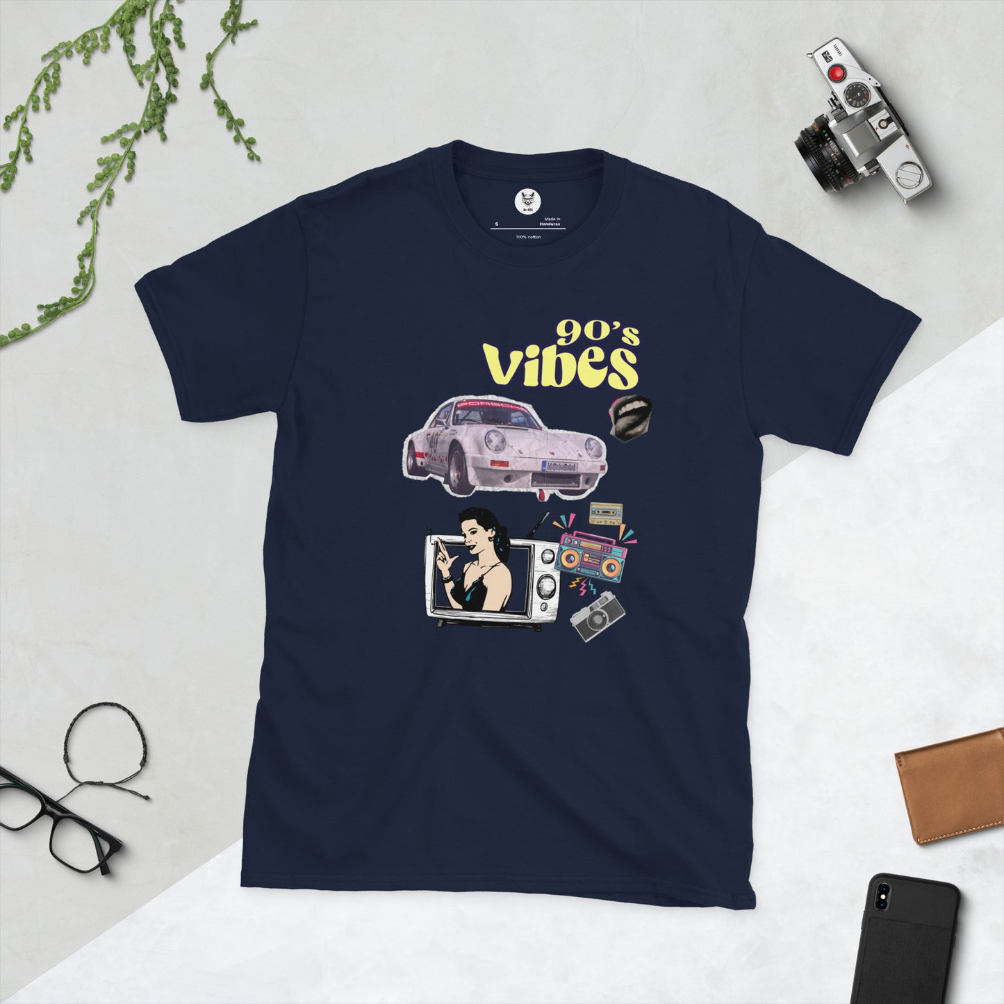 Short-Sleeve Unisex T-Shirt "90's vibe" id: 07 (PREMIUM)