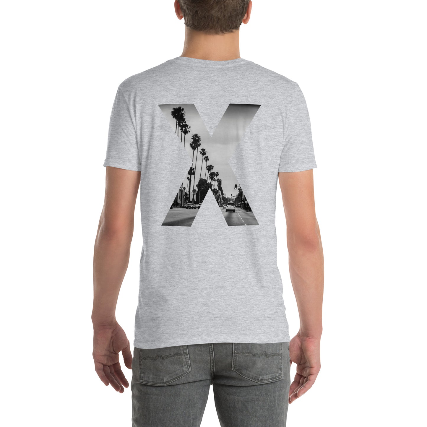 Short-Sleeve Unisex T-Shirt "X" (back) id: 05