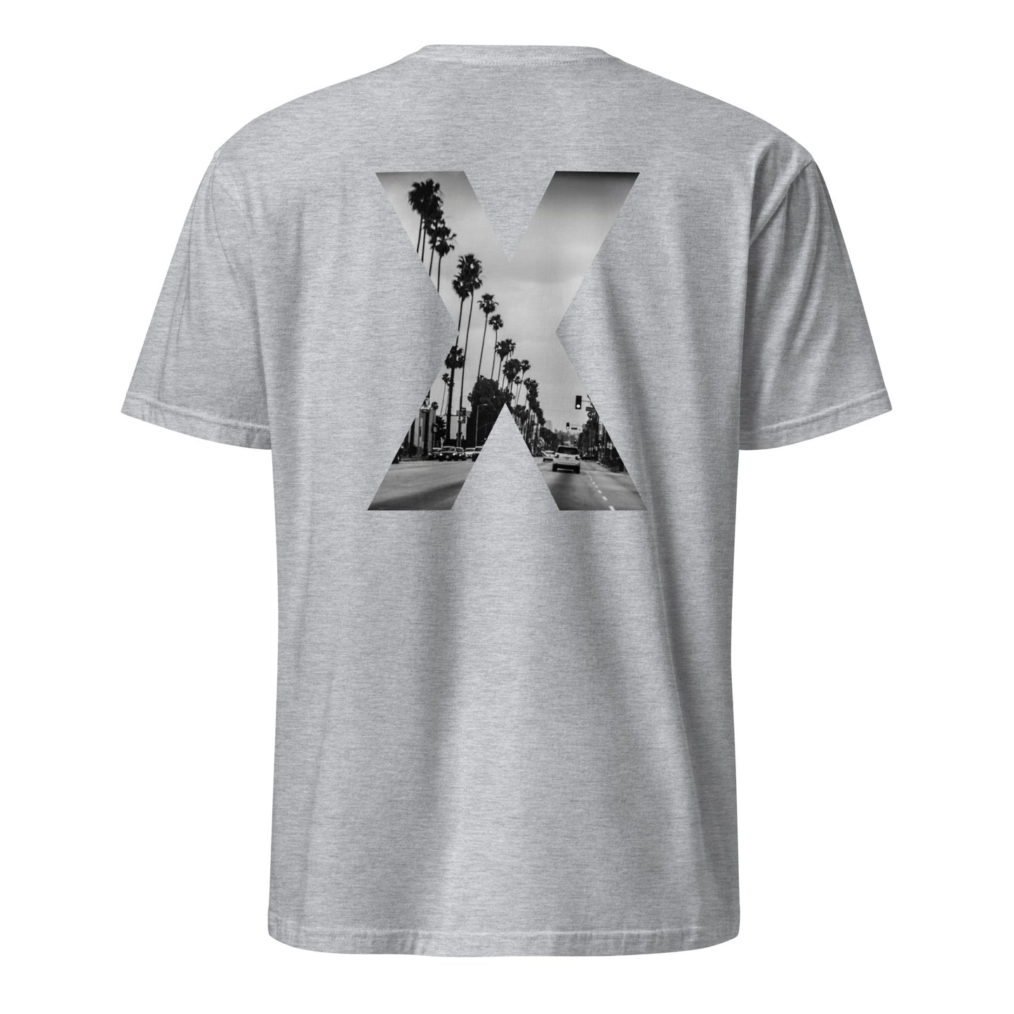 Short-Sleeve Unisex T-Shirt "X" (back) id: 05